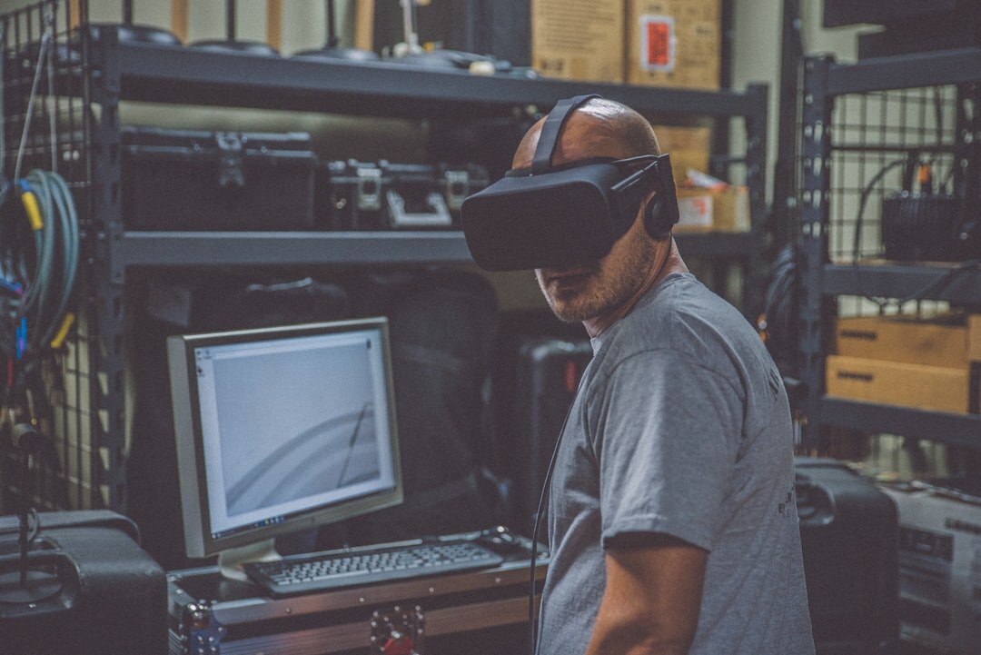 Portrait of a male technical operations manager in a headset